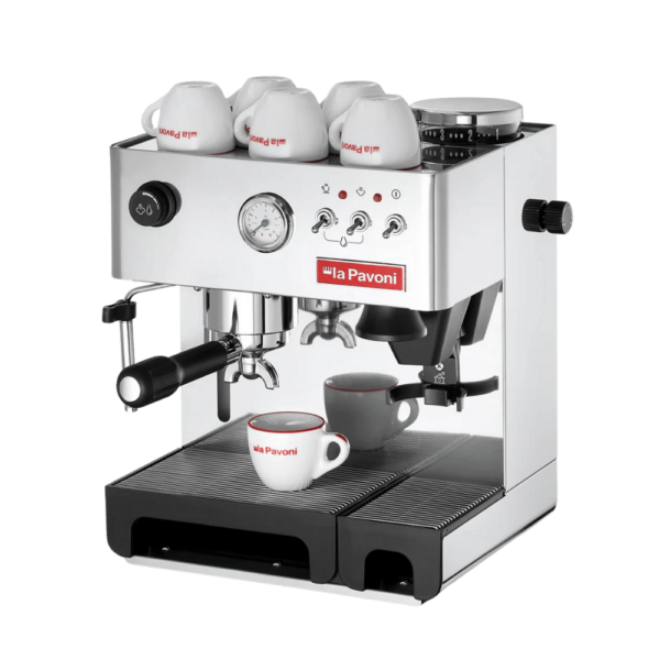 La Pavoni Domus Bar Semi Automatic Espresso Machine with Grinder